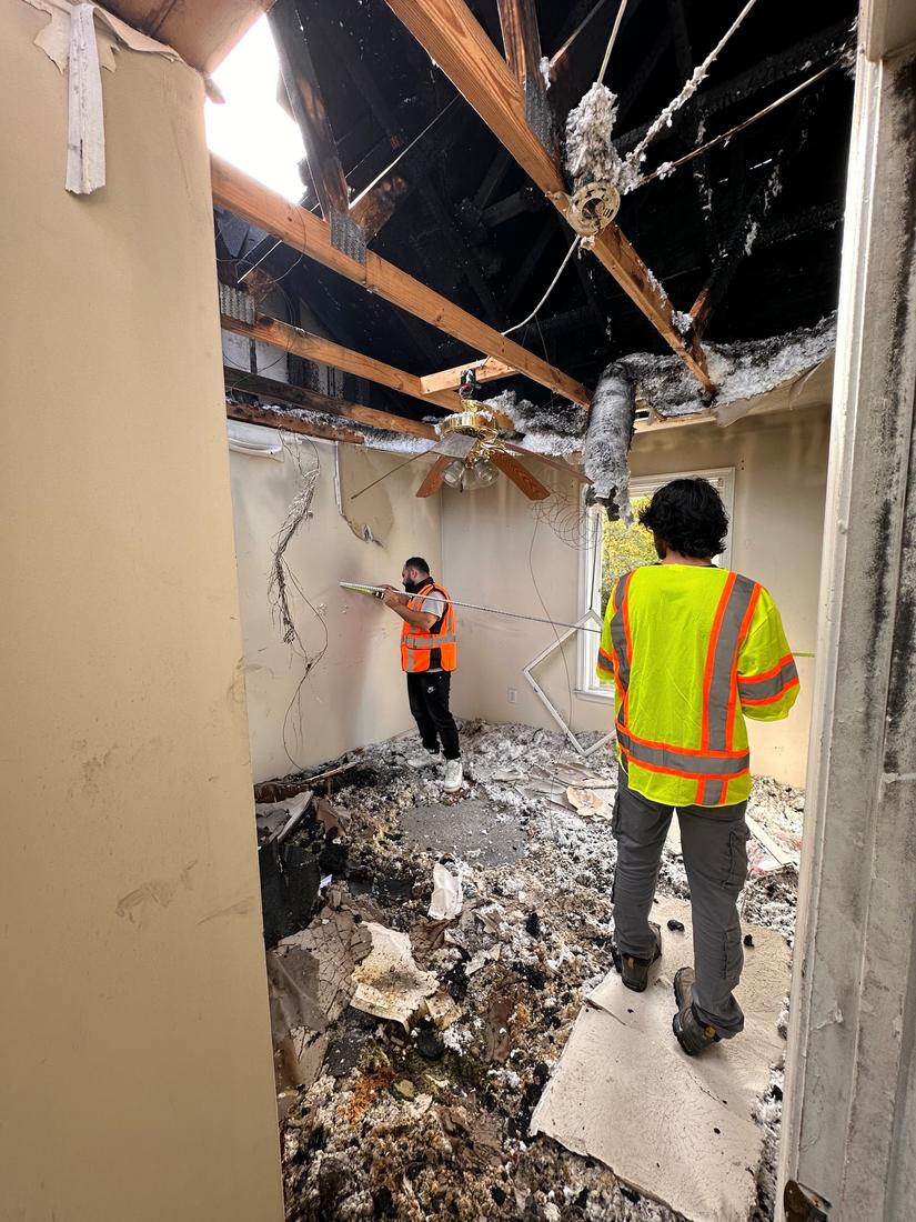 Documenting damage before restoration begins