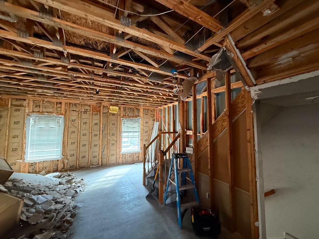 Demolition complete, ready to rebuild